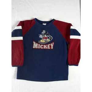 Disney Junior Unisex Mickey Mouse Pullover Embroidered Metal Letters‎ LR1